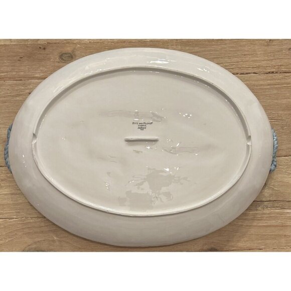 Fitz & Floyd Large Oval Platter Lobster Seaboard Large Serving 20” - Picture 5 of 6